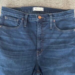 Madewell 10’ high rise skinny jeans size 30 in gently used condition